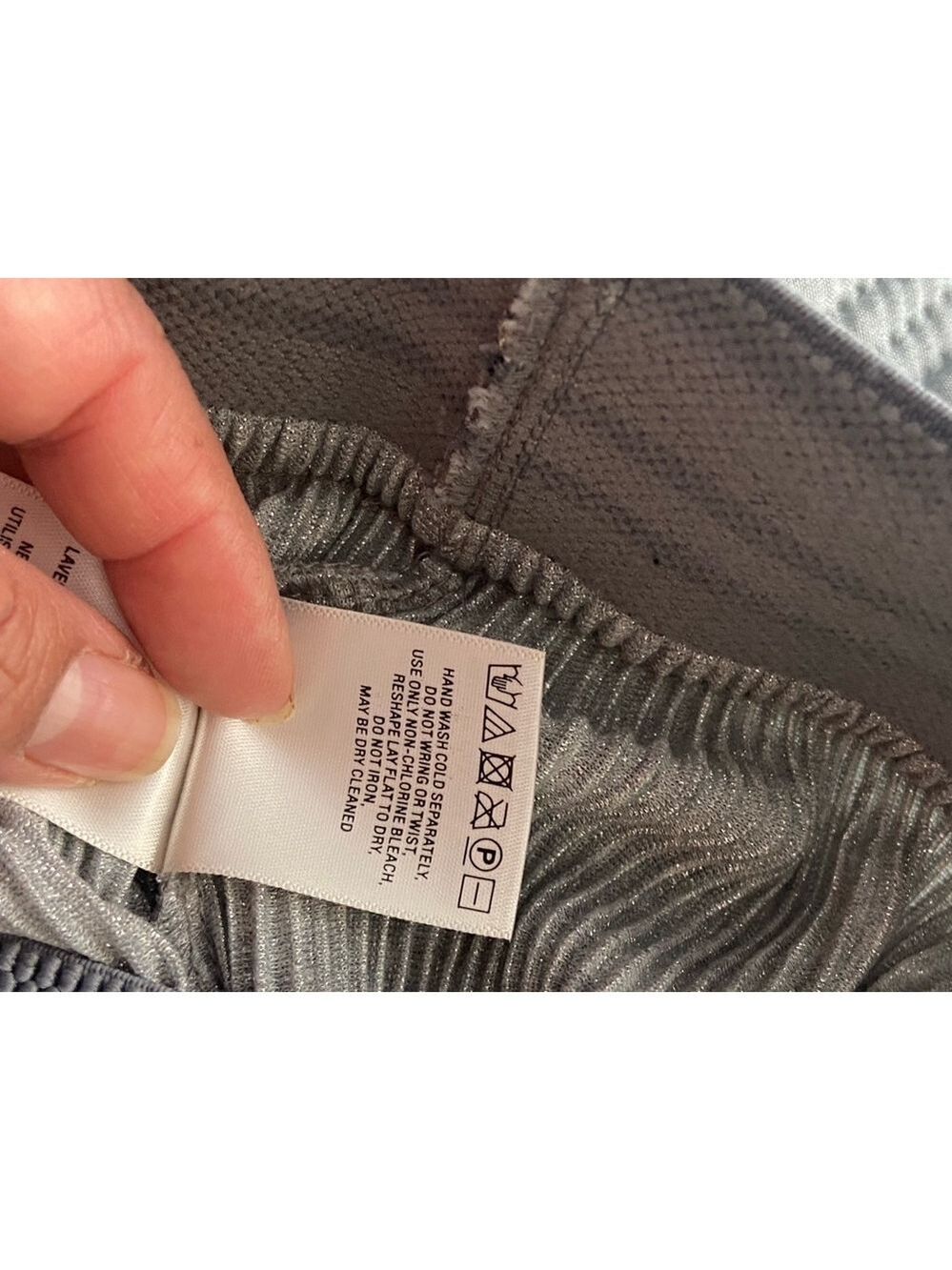 Anthropologies ett:twa Pants Small Silver Plisse Crepescule
Wide Leg Pull On - Picture 8 of 12